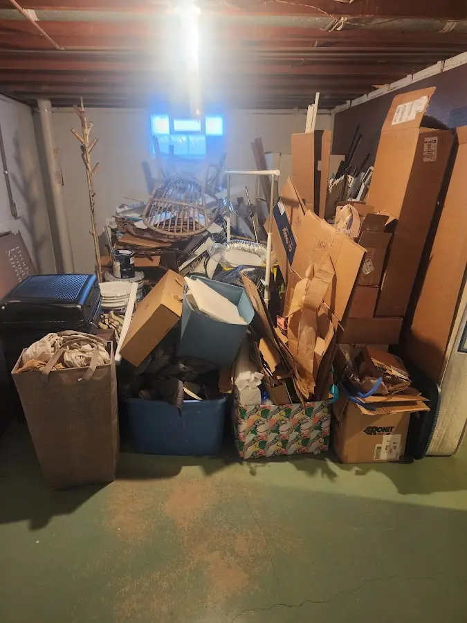 Roll-off dumpster container at job site for Roll Off Dumpster Rental in Garland